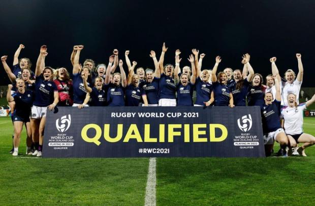 Worcester News: RESULT: The Scotland team on qualifying for the Rugby World Cup