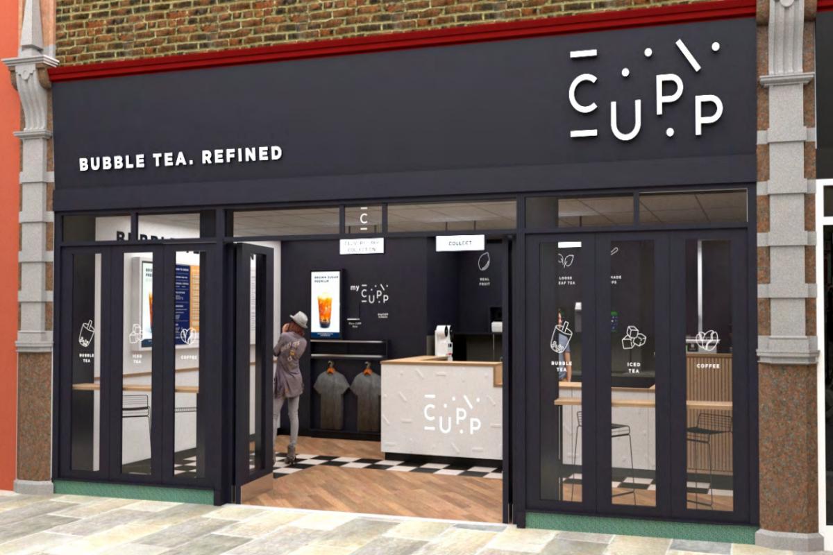 TEA: An artist's impression of the new CUPP Bubble Tea store in Worcester High Street