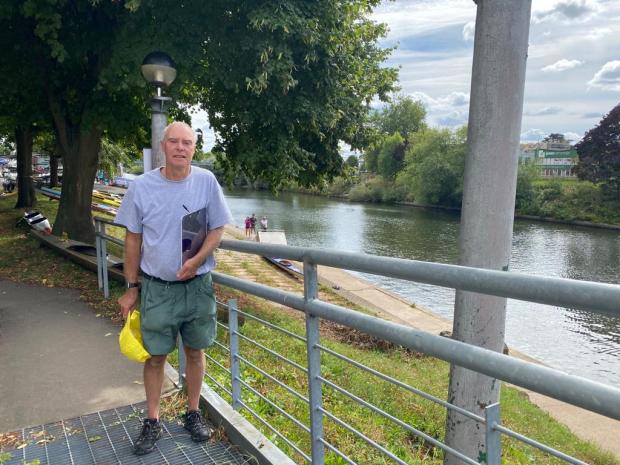 Worcester News: Organizer Andy Nevitt, of the Worcester Canoe Club