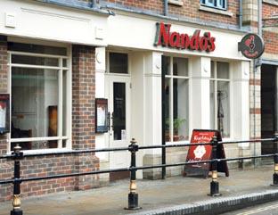 Worcester News: POPULAR PLACE: Nandos in Friar Street, Worcester, is the place to go if you like chicken. 02183101