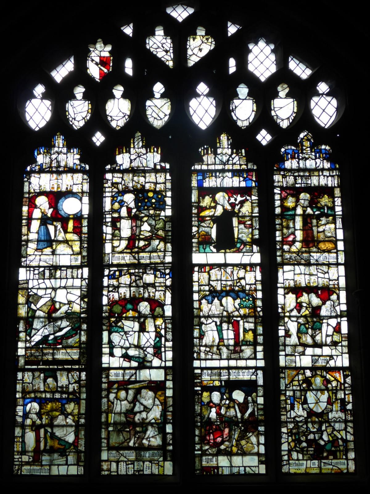 The ancient windows of Gt. Malvern Priory