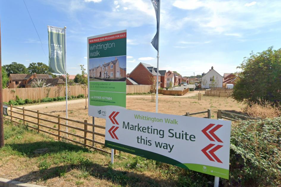 Persimmon Homes' Whittington Walk - 19 new homes to be built | Worcester News 