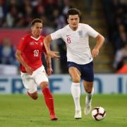 BIG MOVE: England's Harry Maguire (right)