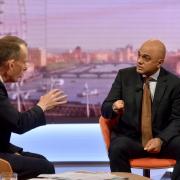 ANSWERS: Chancellor Sajid Javid on the Andrew Marr show. Pic: Jef Overs/BBC/PA Wire