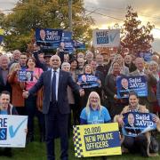 Sajid Javid launching his campaign to be re-elected as Bromsgrove’s local MP