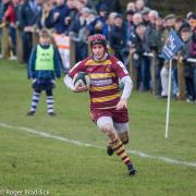 Lewis Hardiman scored four tries against Droitwich last weekend. Pic: Roger Braddick