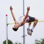Joel Clarke-Khan - Worcester's high-jump ace aiming for Tokyo Olympics. Pic: Will Jennings