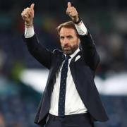 REAL LEADER: Gareth Southgate applauds the fans. Picture: PA