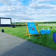 Open Air Film and Chill's inflatable screen