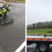 At least three people were hurt in e-scooter crashes in West Mercia last year.