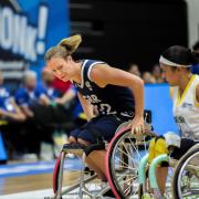 Sarah Hope in action for Team GB