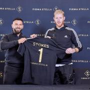 Ben Stokes signs with Firma Stella. Gavin Forster Photography