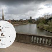 New map shows raw sewage is being emptied into rivers across Worcestershire.