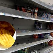 Supermarket shelves have been left empty after an IT update at Walkers.