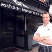 HAPPY:  Duncan Mitchell, head chef at the Glasshouse in Sidbury.