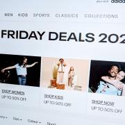 How the early Black Friday deals page looks on the Reebok website.