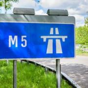 Two miles of traffic queues on M5 in Worcestershire