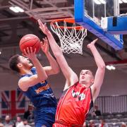 Lucas McGregor opened the scoring for Worcester Wolves, who were beaten by Teeside Lions in the NBL Division Three playoff final.
All photos by Cliff Williams