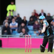 Worcestershire Rapids' Ed Barnard was named player of the match. Pic: WCCC