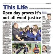 Open day proves it’s not all woof justice