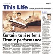 Curtain to rise for a Titanic performance