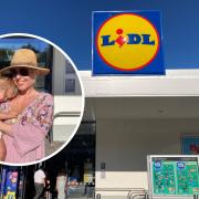 AWESOME: Abi Griffiths and daughter Bella loved the new Lidl store in Droitwich Road, Worcester