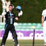 Jake Libby scored his maiden List A century but it was not enough to guide the Rapids to victory at home to Derbyshire. Pic: WCCC