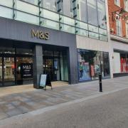 STORE: Ross Cowley and Viktorija Antonova  are both alleged to have stolen from M&S in Worcester