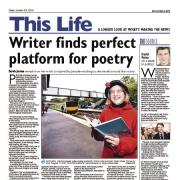 Writer finds perfect platform for poetry