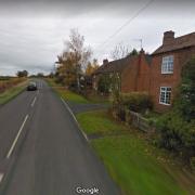Houses near Flyford Flavell, Worcestershire (Google Maps)