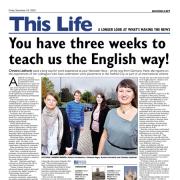You have three weeks to teach us the English way!
