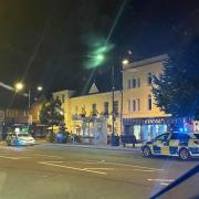 SCENE: The stabbing took place in Evesham High Street in August