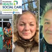 Mental Health award finalists; Kemp Hospice team, Sophie Herring, and Nick Bushell