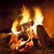 LOGS: A log fire. Photo: Getty Images