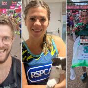 Luke Boxall, Claire Elston, and Aly Grout are just three of the local participants in this year's London Marathon