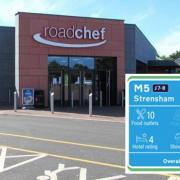 PERFORMING: Strensham Services on the M5 has been ranked as one of the best in the country