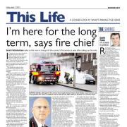 I’m here for the long term, says fire chief