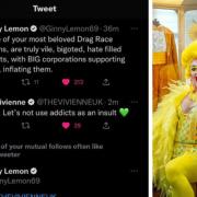 ROW: Ginny Lemon, from Worcester, has left Twitter after a row with her fellow Drag Race UK contestants.