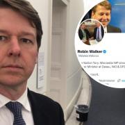 An account pretending to be MP Robin Walker has been set up on Twitter