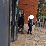 COURT: Mohammed Haque outside Worcester Magistrates Court