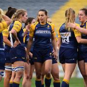 Worcester Warriors Women players at full time  - Mandatory by-line: Ashley Crowden/JMP - 27/11/2022 - RUGBY - Sixways Stadium - Worcester, England - Worcester Warriors Women v Sale Sharks Women - Allianz Premier 15s