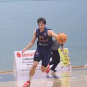 Ian Vivero-Rodriguez in action during Worcester Wolves win.