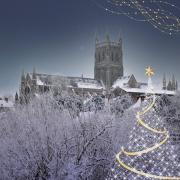Worcester Cathedral welcomed a record number of visitors during the Christmas period