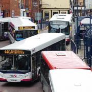 Bus service 35 and 36 approaching Blackpole Retail Park are experiencing delays of up to 20 minutes