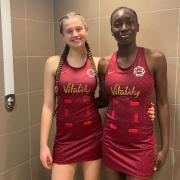 Severn Stars' Jess Monthe and Neve Marsden represented England at the U17 European Championships last week.