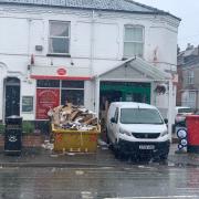 REFIT: Outside the Ombersley Road Post Office.
