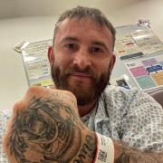 METTLE: Jon 'DP' Shaw has not let injury and pain deter his mission to conquer all before him in the ring