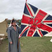 AUTHENTIC: Dave Henderson was recreating the world of the 23rd Royal Welsh Fusiliers from the age of the Napoleonic Wars.