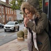 COURT: Jodie Woodman leaving Worcester Magistrates Court