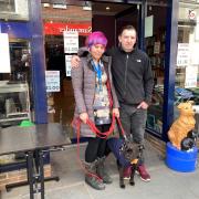 HEARTBREAK: Sam Fredericks and her husband Simon Fredericks are sad about the closure of the RSPCA shop in Broad Street, Worcester